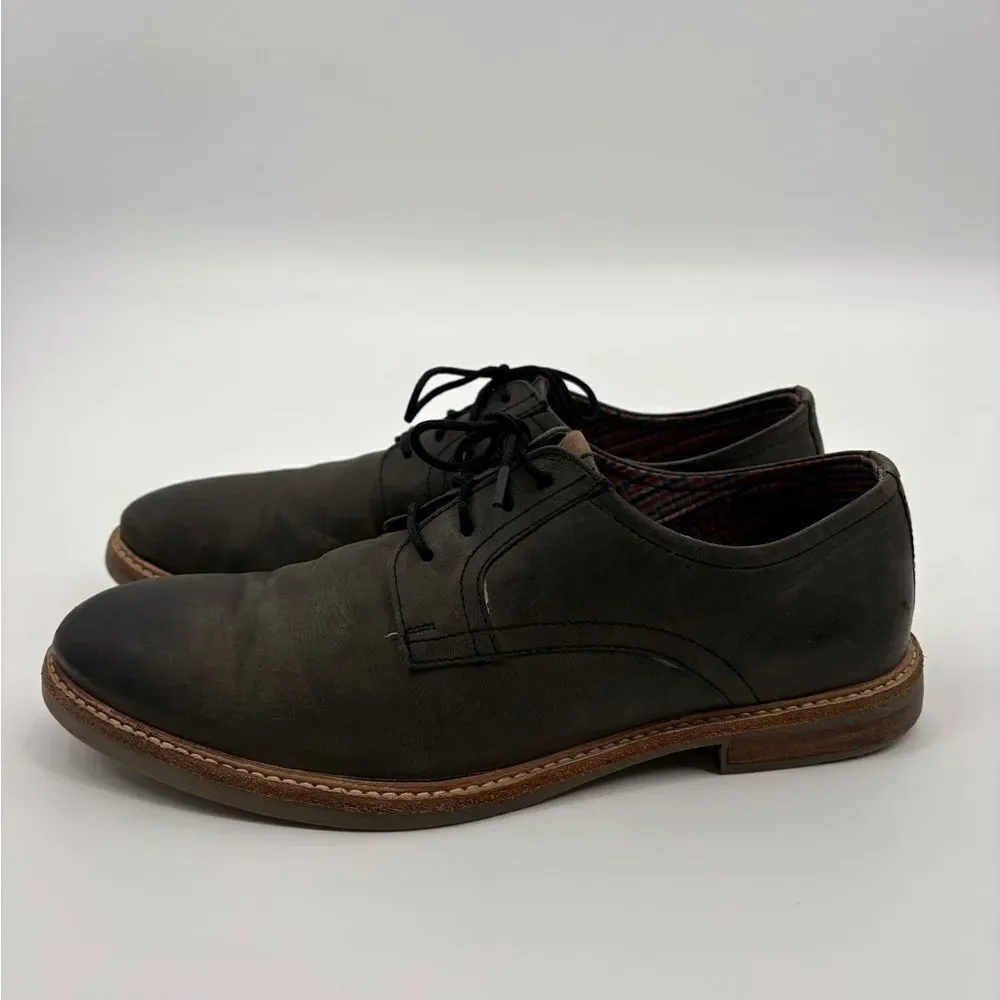 Ben Sherman | Men's Leather Birk distressed Dress Shoes | size 10